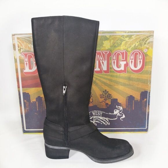 Durango City 14" Charlotte Engineer Boots Black RD044 Women's 7.5 - Picture 6 of 9
